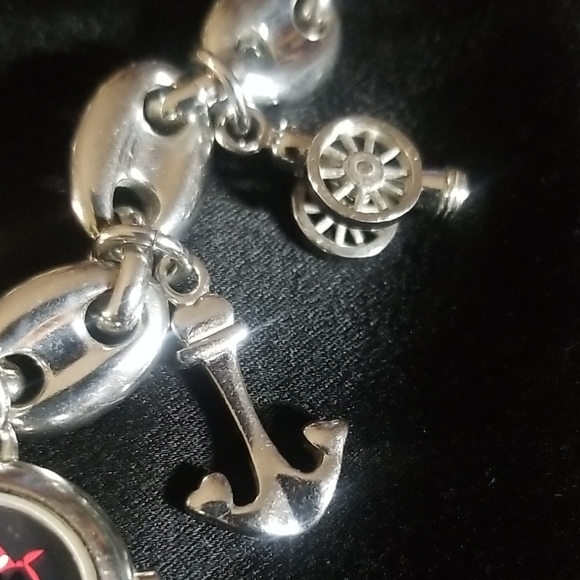 Moschino Silver Charm Bracelet Watch with Nautical Accents - Picture 6 of 10